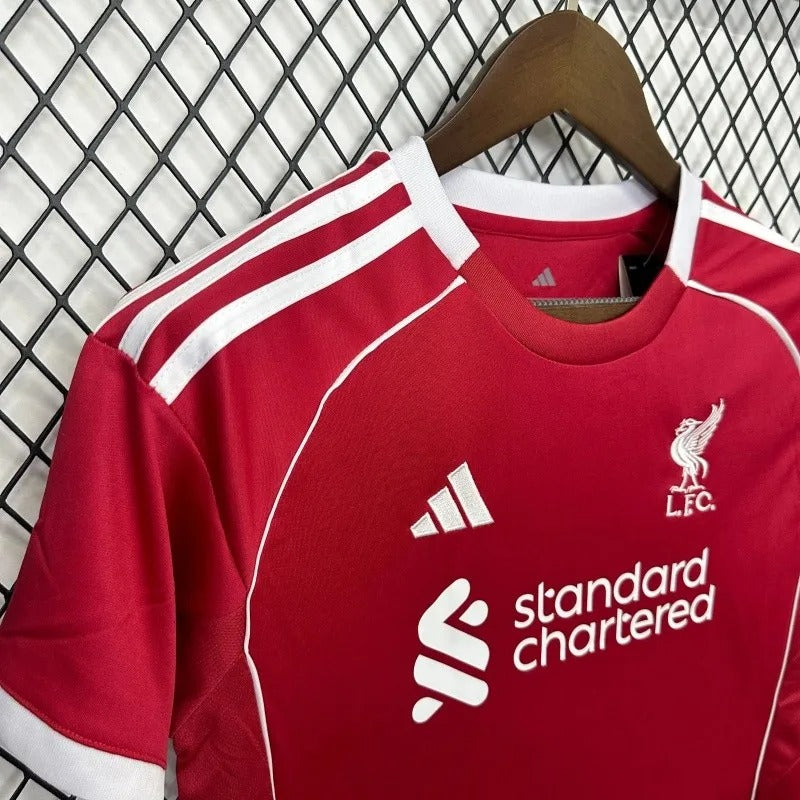 kids liverpool jersey 25/26 home football kit soccer product image 2