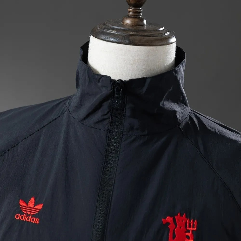 Manchester United Windbreaker 2025/26 Black Football Kit product image 7