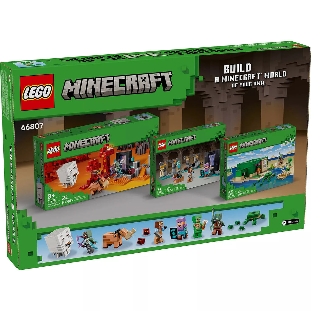 LEGO Minecraft 66807 Infinite Worlds Gift Set product image 2, provided for visual reference and product detail review
