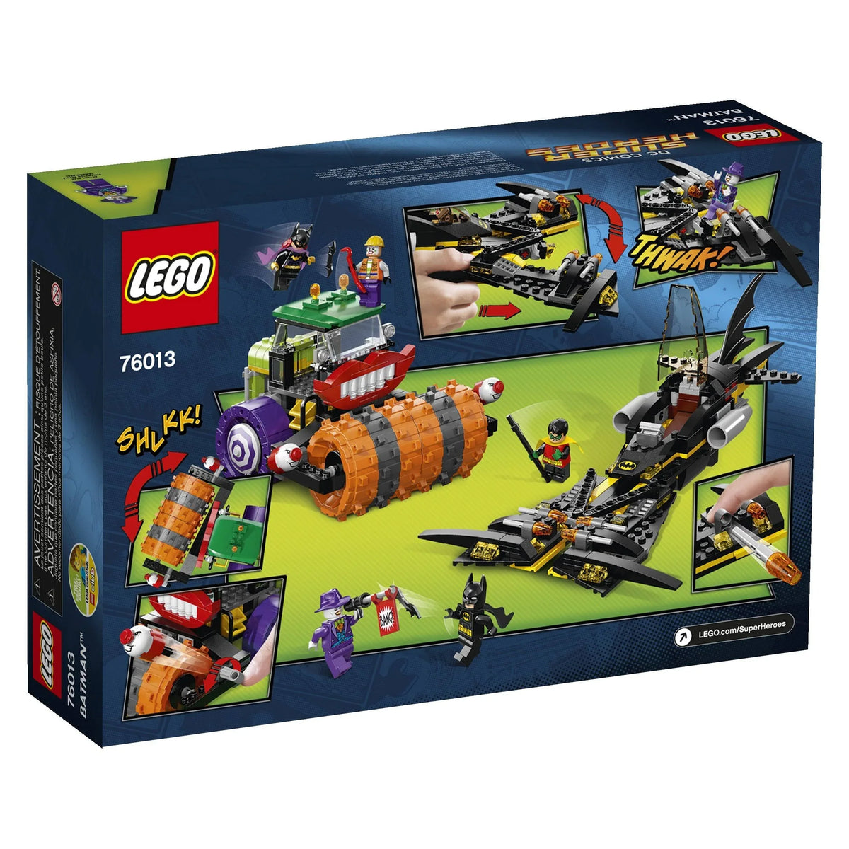 LEGO DC Comics 76013 Batman: The Joker Steam Roller product image 2, provided for visual reference and product detail review
