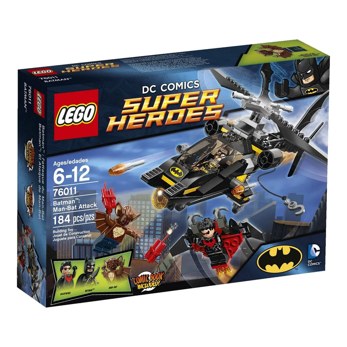 LEGO DC: Batman 76011 Man-Bat Attack product image 1, provided for visual reference and product detail review