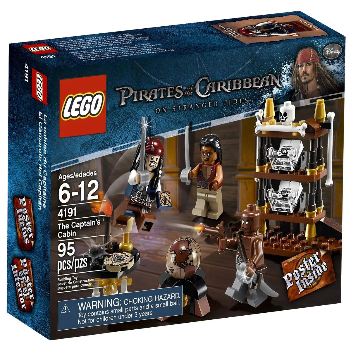 LEGO Pirates of the Caribbean 4191 The Captain’s Cabin product image 1, provided for visual reference and product detail