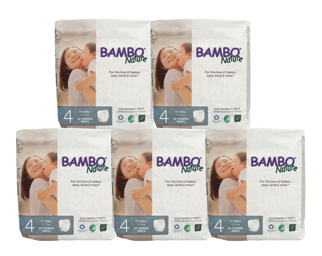 Bambo Nature Training Pants Large (8-15kg) [5 pack, 110pcs/5 pack]