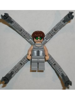 Dr. Octopus (Otto Octavius) / Doc Ock, Light Bluish Gray Torso, Light Bluish Gray Legs - With Arms (spd016) product image 1,