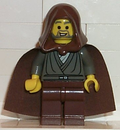Jedi Knight (Jedi Bob) - Dark Gray Tunic, Brown Hood and Cape (sw0057) product image 1, provided for visual reference and