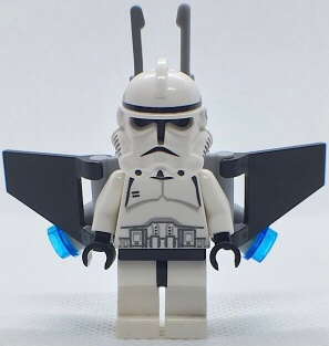 Clone Jet Trooper, Sky Corps (Phase 2) - Black Head (sw0127) product image 1, provided for visual reference and product