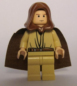 Obi-Wan Kenobi - Young, Light Nougat, Brown Hood and Cape, Tan Legs (sw0173) product image 1, provided for visual reference