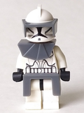 Clone Trooper (Phase 1) - Dark Bluish Gray Visor, Pauldron, and Kama, Large Eyes (sw0203) product image 1, provided for