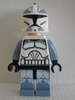Clone Trooper, 104th Battalion 'Wolfpack' (Phase 1) - Sand Blue Markings, White Jet Pack, Large Eyes (sw0331) product image