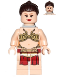 Princess Leia - Jabba Slave Outfit, Dark Brown Long Braid, Neck Bracket (sw0485) product image 1, provided for visual