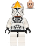 Clone Trooper Pilot (Phase 1) - Bright Light Orange Markings, Scowl (sw0491) product image 1, provided for visual reference