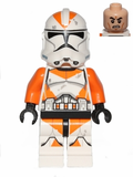 Clone Trooper, 212th Attack Battalion (Phase 2) - Orange Arms, Dirt Stains, Scowl (sw0522) product image 1, provided for