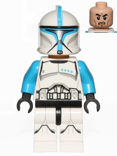 Clone Trooper Lieutenant (Phase 1) - Printed Legs, Scowl (sw0629) product image 1, provided for visual reference and product
