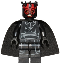 Darth Maul - Horns and Cape, Printed Legs (sw0650) product image 1, provided for visual reference and product detail review