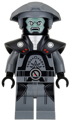 Imperial Inquisitor Fifth Brother - Dark Bluish Gray Uniform (sw0747) product image 1, provided for visual reference and