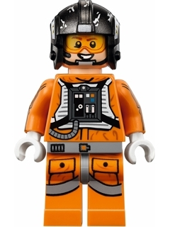 Snowspeeder Pilot Zev Senesca - Pearl Dark Gray Helmet (sw0826) product image 1, provided for visual reference and product